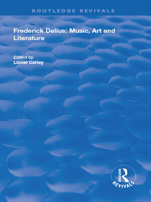 cover image of Frederick Delius
